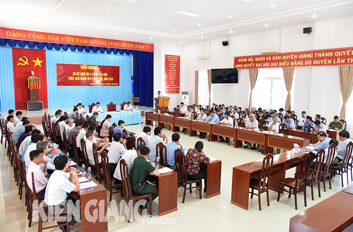 Giang Thành có 98,87% tổ chức cơ sở đảng hoàn thành tốt nhiệm vụ